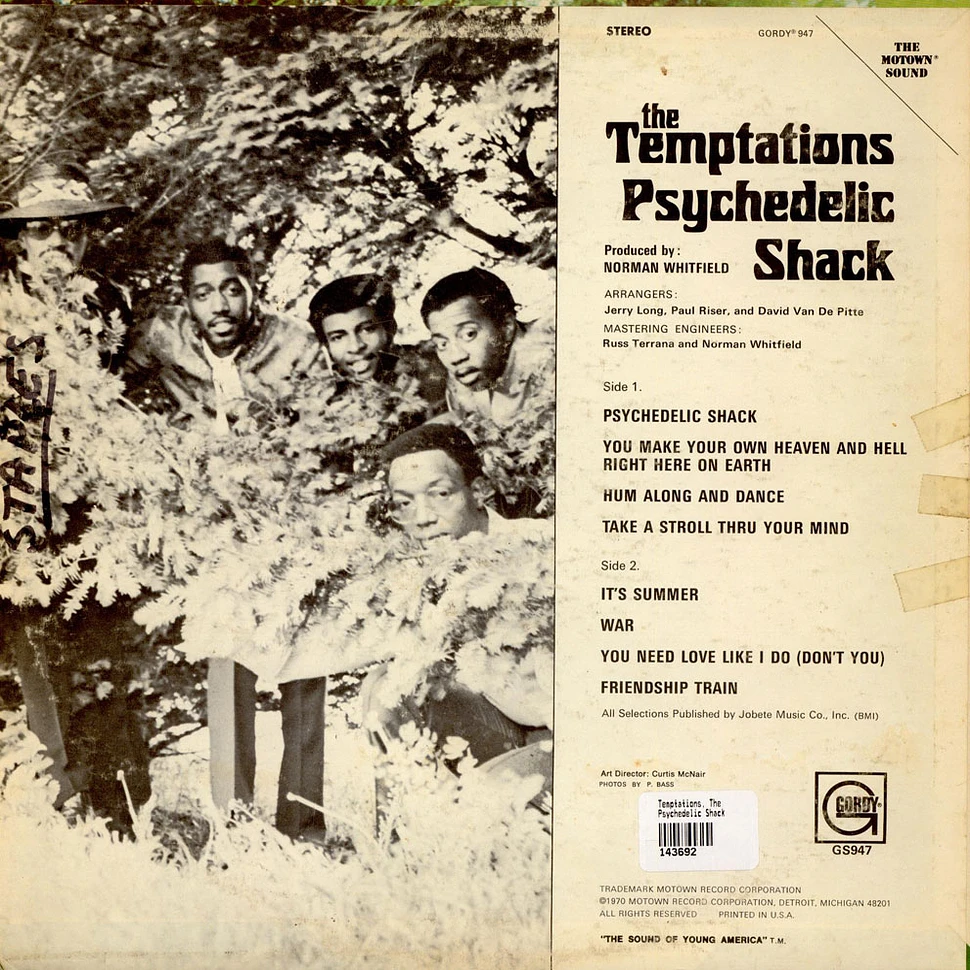 The Temptations - Psychedelic Shack