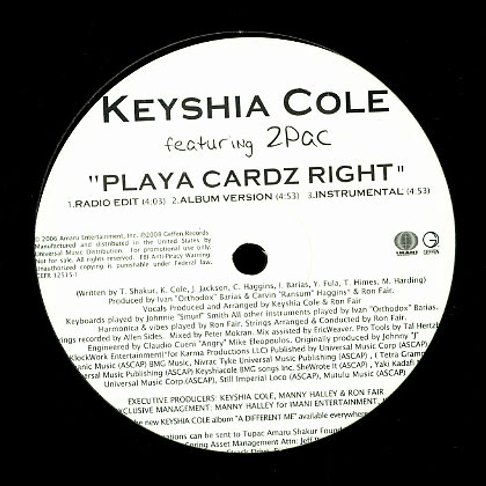 Keyshia Cole - Playa cardz right feat. 2Pac