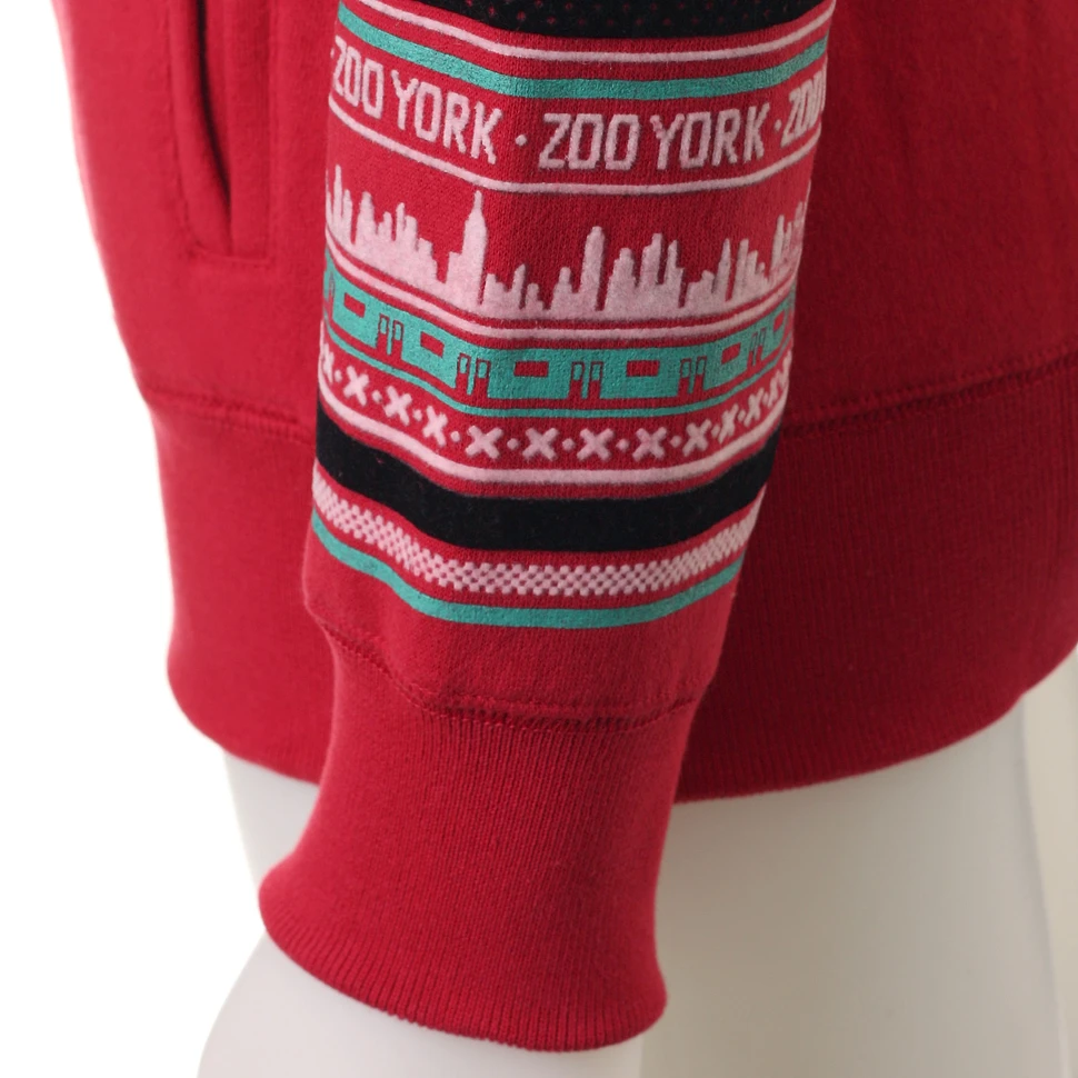 Zoo York - Rvrsbl entarsia Women zip-up hoodie