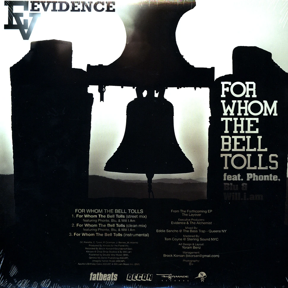 Evidence of Dilated Peoples - For Whom The Bell Tolls Feat. Phonte