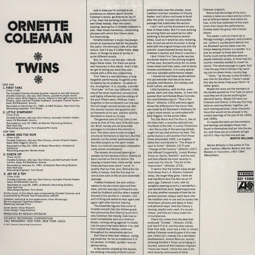 Ornette Coleman - Twins