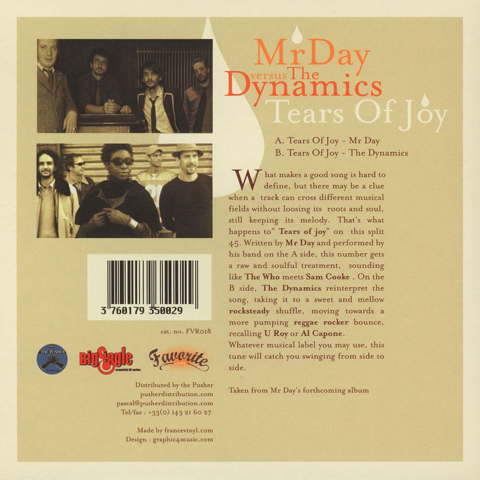 Mr.Day - Tears of joy