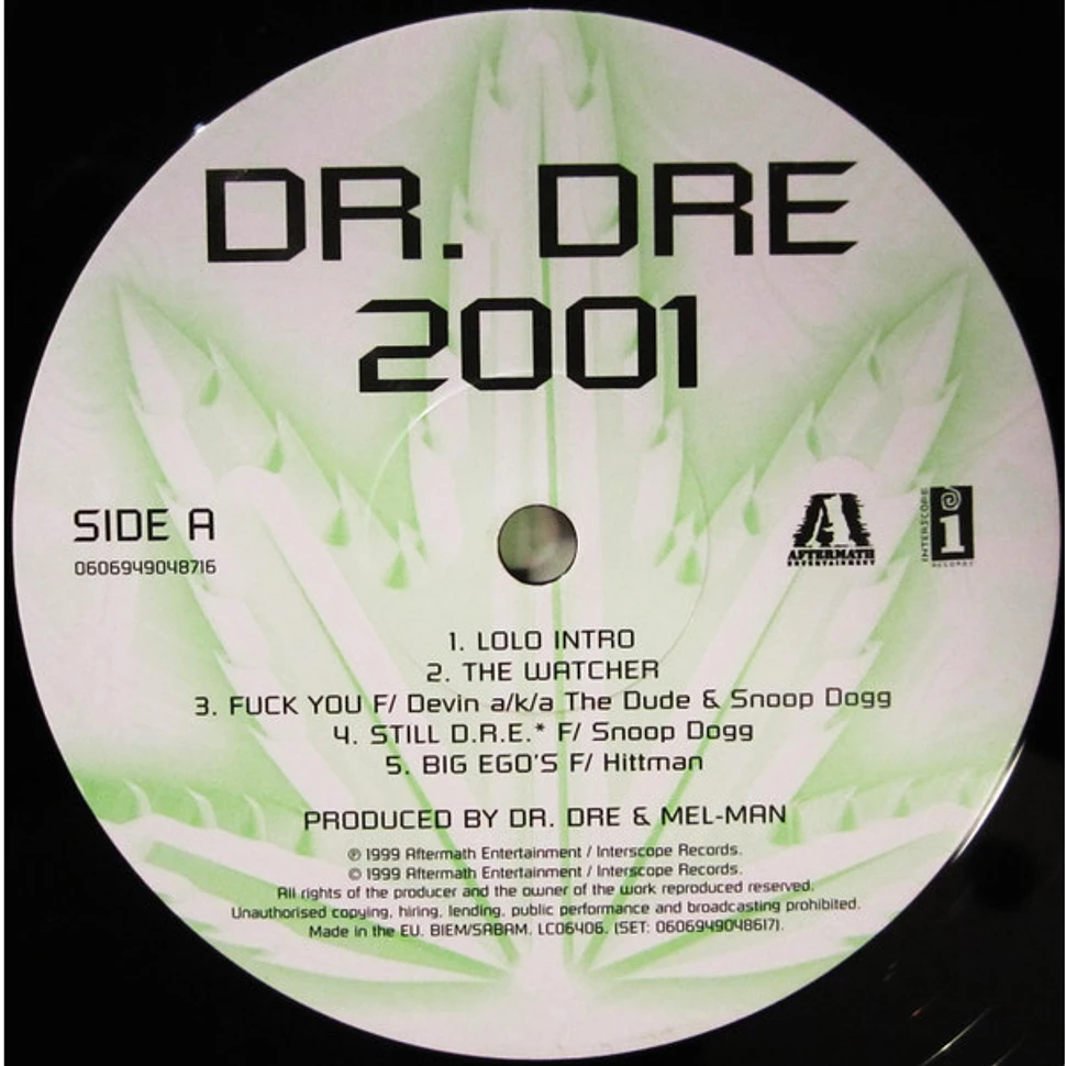 cd single dr dre the watcher