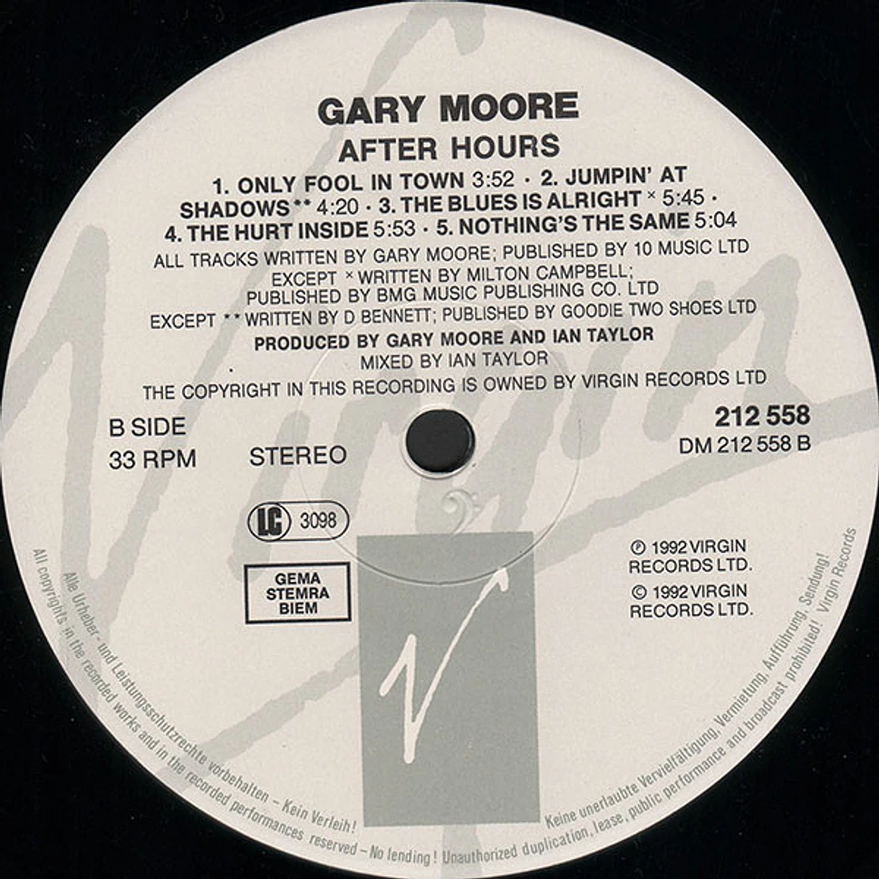 Gary Moore - After Hours