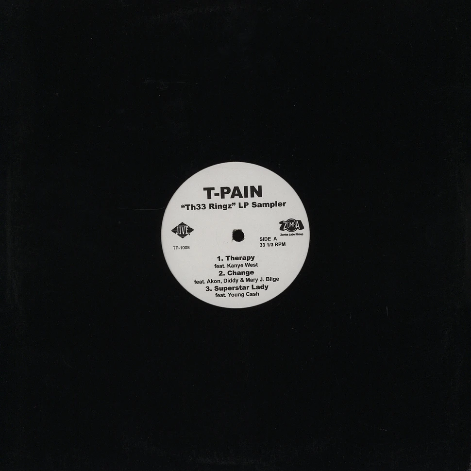T-Pain - Th33 ringz LP sampler