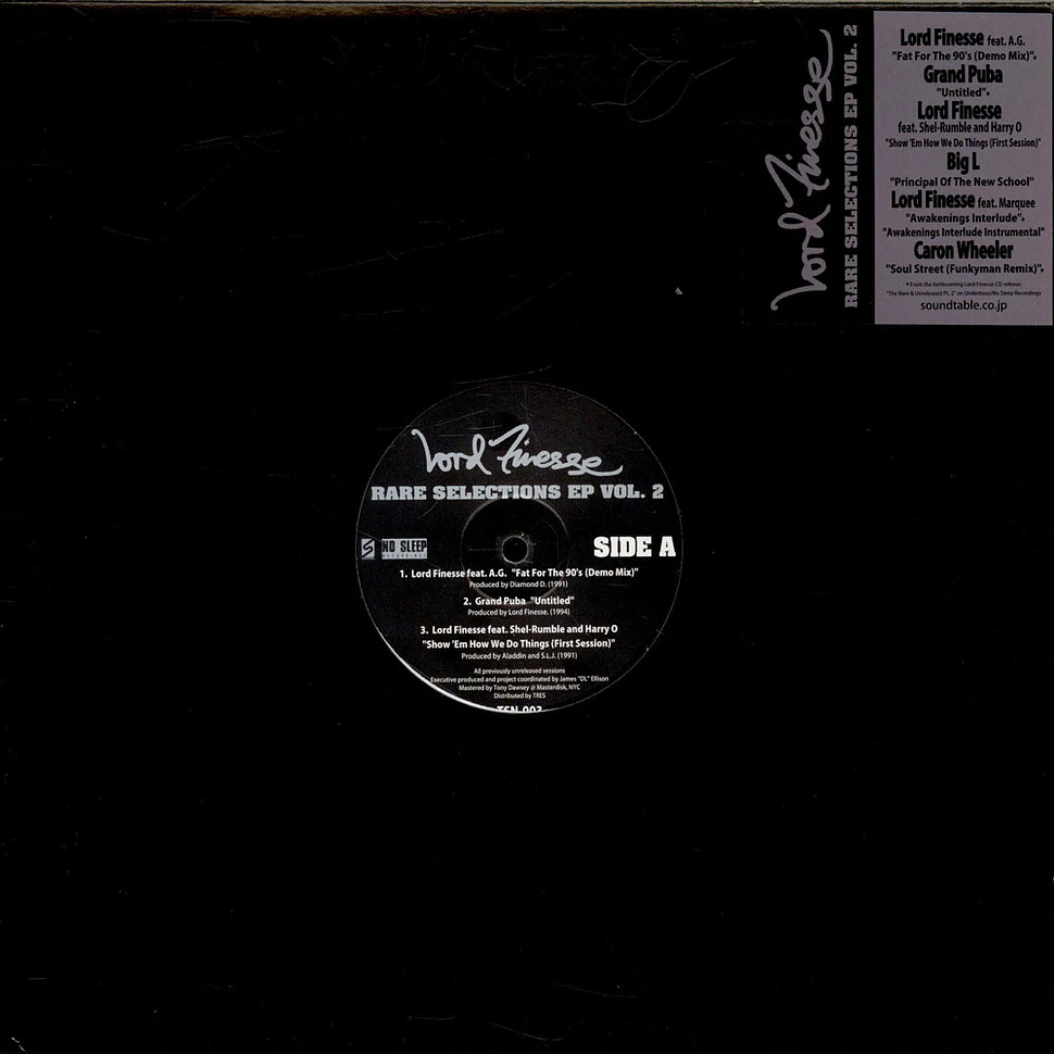 Lord Finesse - Rare Selections EP Vol. 2