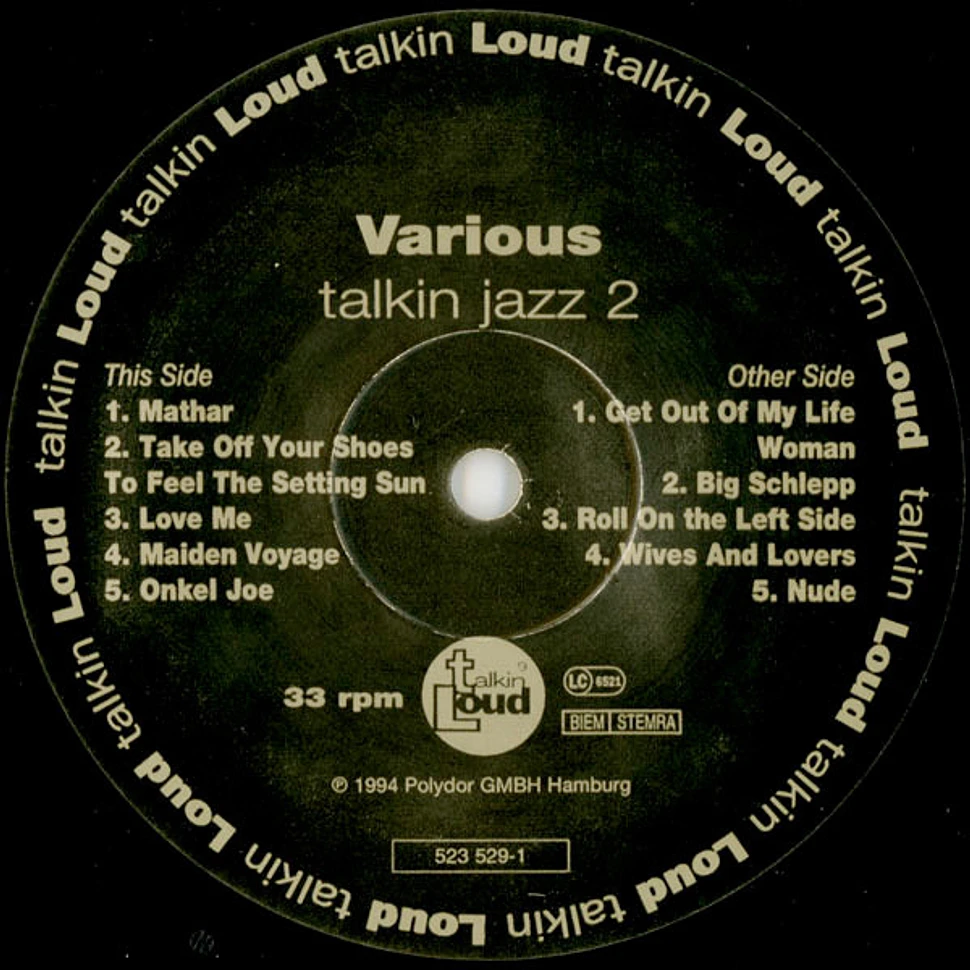 V.A. - Talkin' Jazz Vol. 2 (More Themes From The Black Forest)