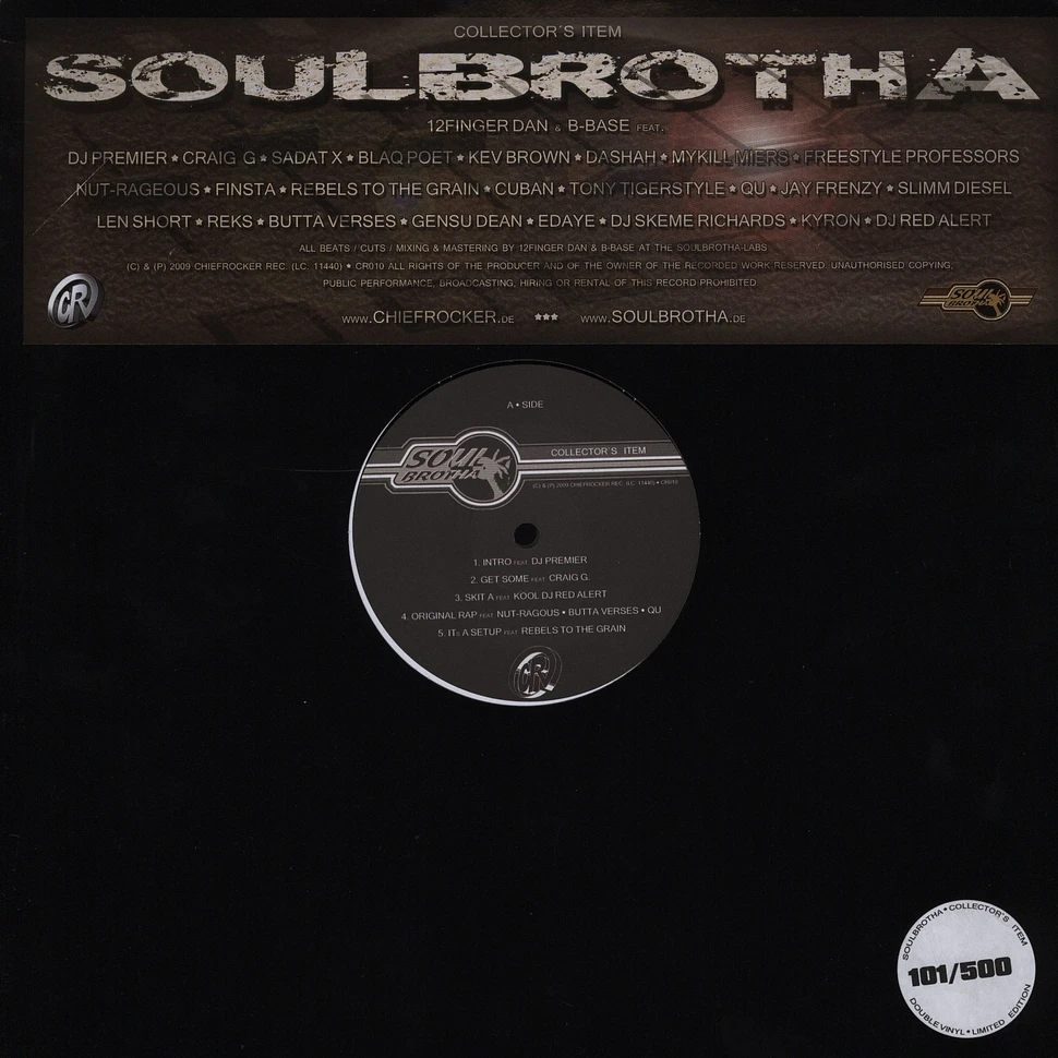 Soulbrotha (B-Base & 12 Finger Dan) - Collectors item