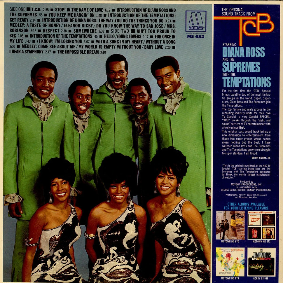 The Supremes With The Temptations - (The Original Soundtrack From) TCB