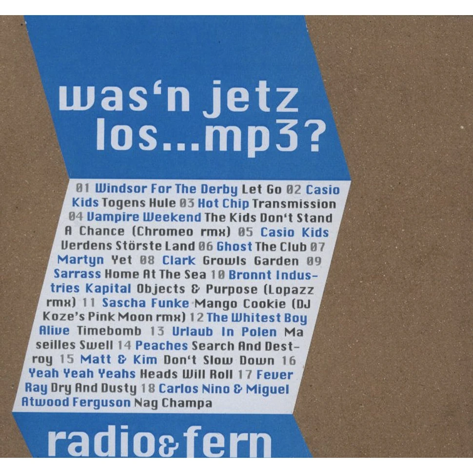 radio&fernseh - Was'n jetzt los ... mp3?