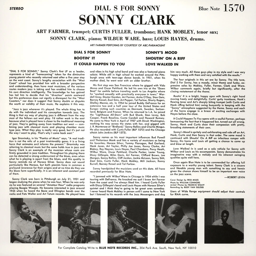 Sonny Clark - Dial S for Sonny