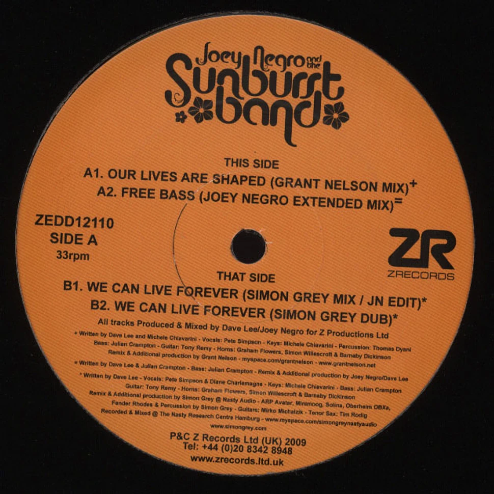 Joey Negro & The Sunburst Band - Our Lives Are Shaped EP