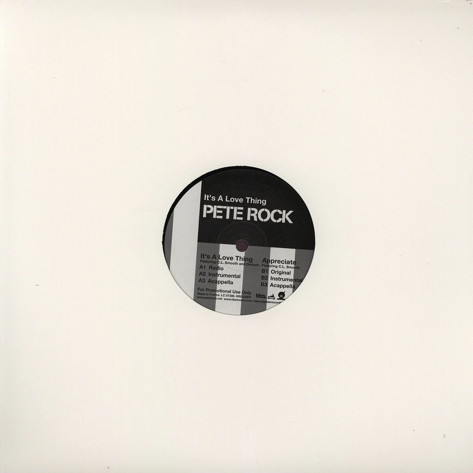 Pete Rock - It's a love thing feat CL Smooth