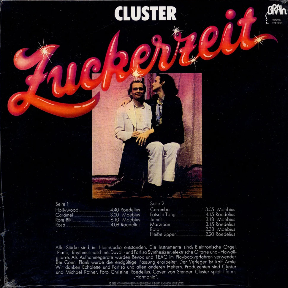 Cluster - Zuckerzeit