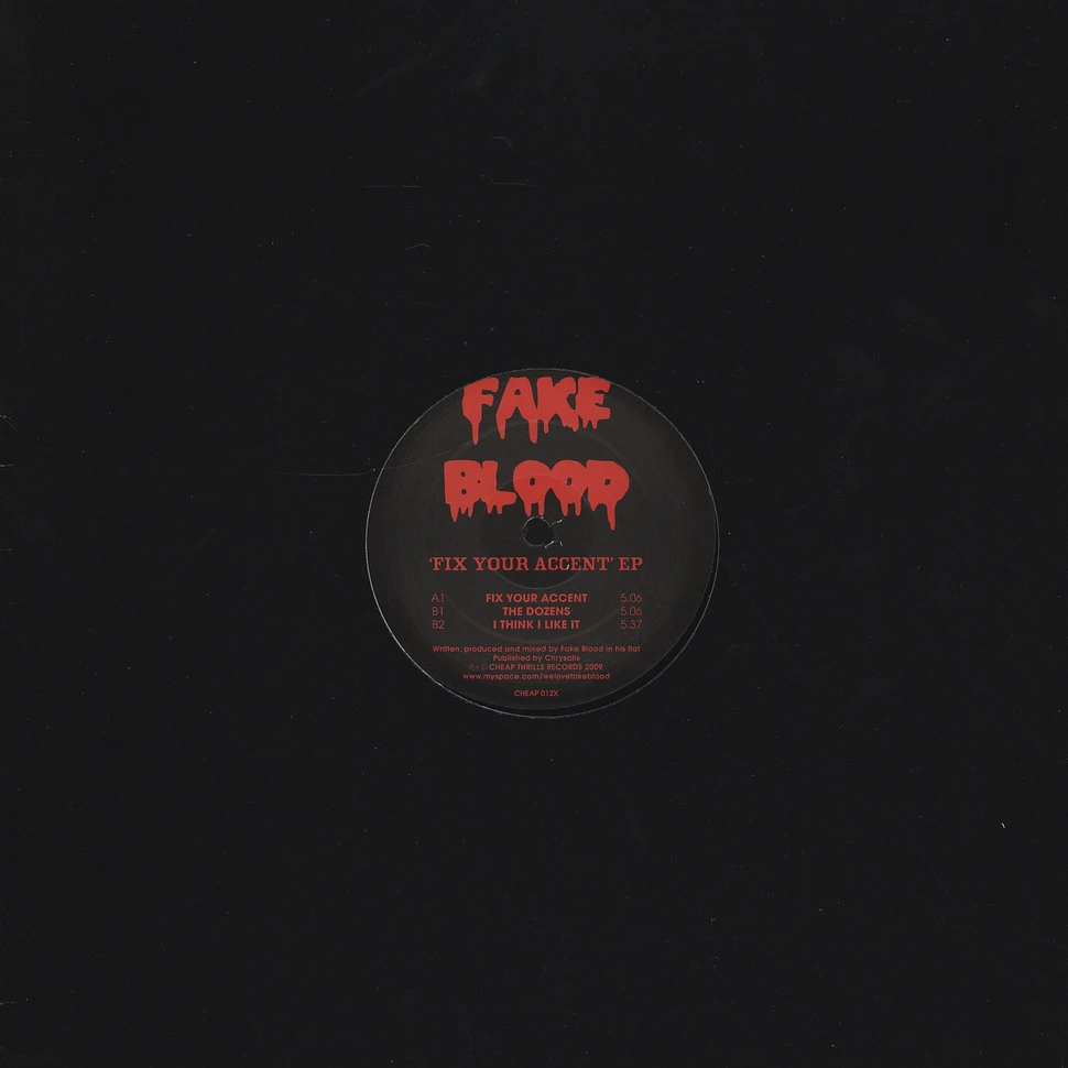 Fake Blood - Fix Your Accent EP