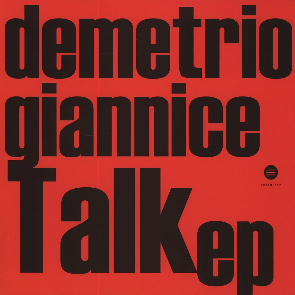 Demetrio Giannice - Talk EP