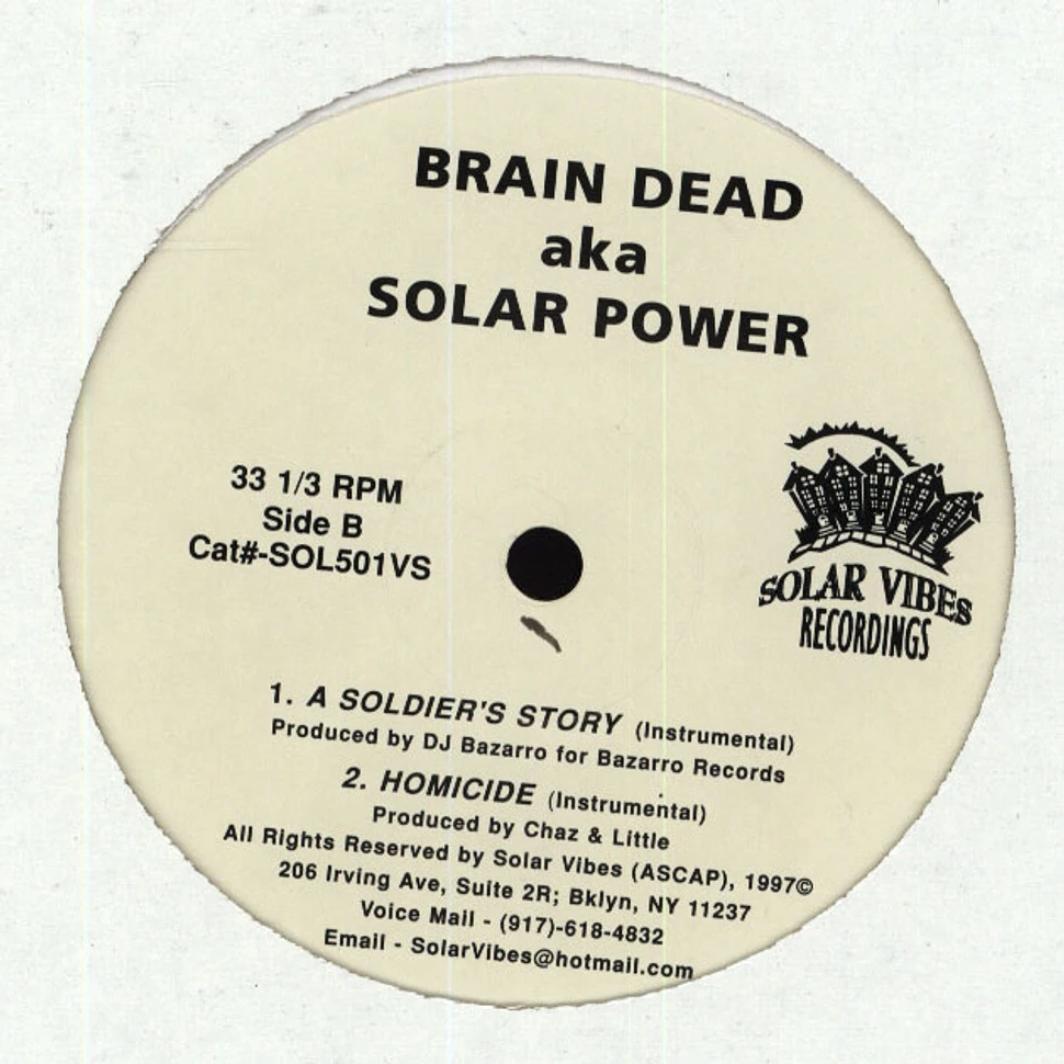 Brain Dead aka Solar Power - A Soldiers Story