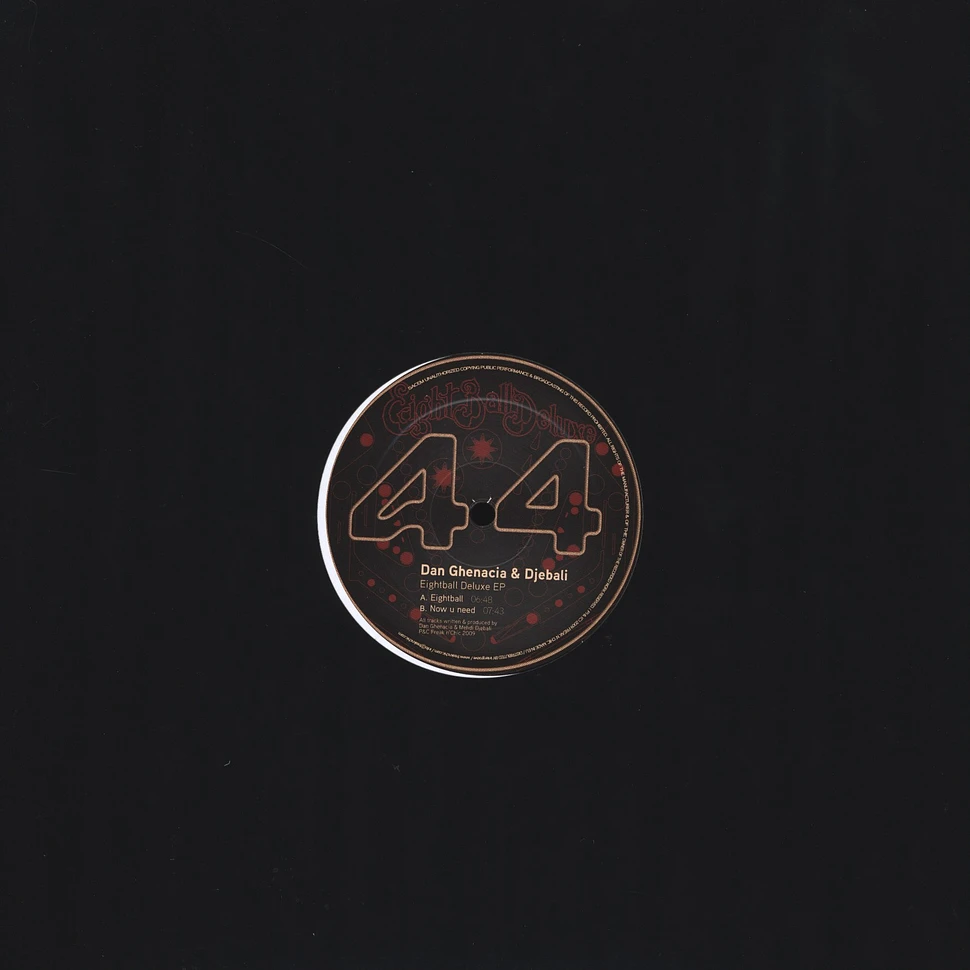 Dan Ghenacia & Djebali - Eightball Deluxe EP