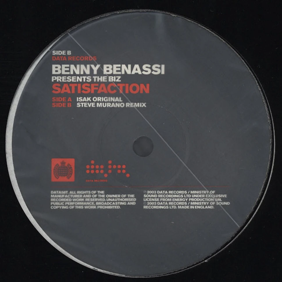 Benny Benassi presents The Biz - Satisfaction