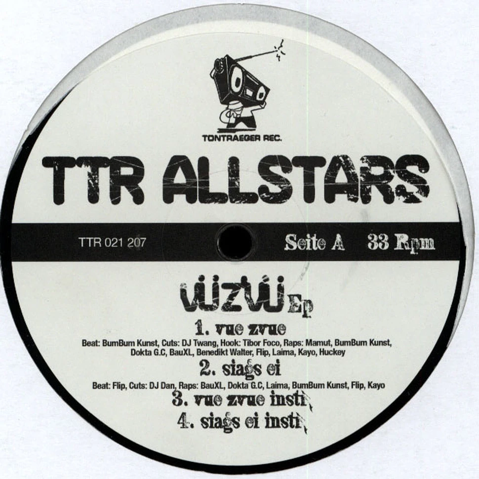 TTR Allstars - Vü z'vü EP