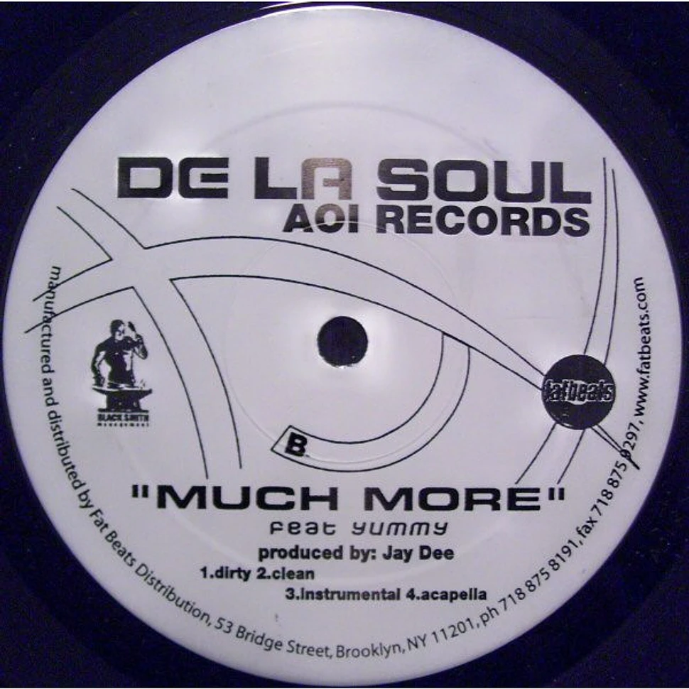 De La Soul - Shoomp b/w Much More