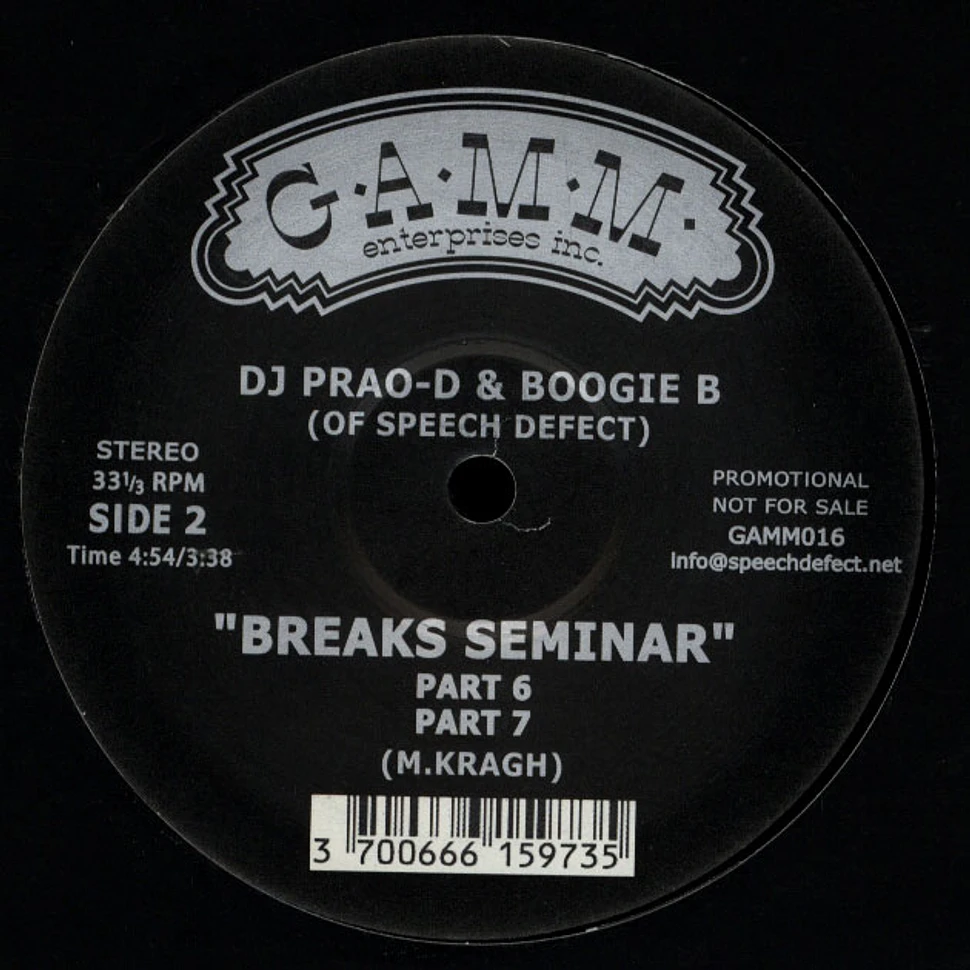 DJ Prao-D & Boogie B (Speech Deffect) - Coolin With The P
