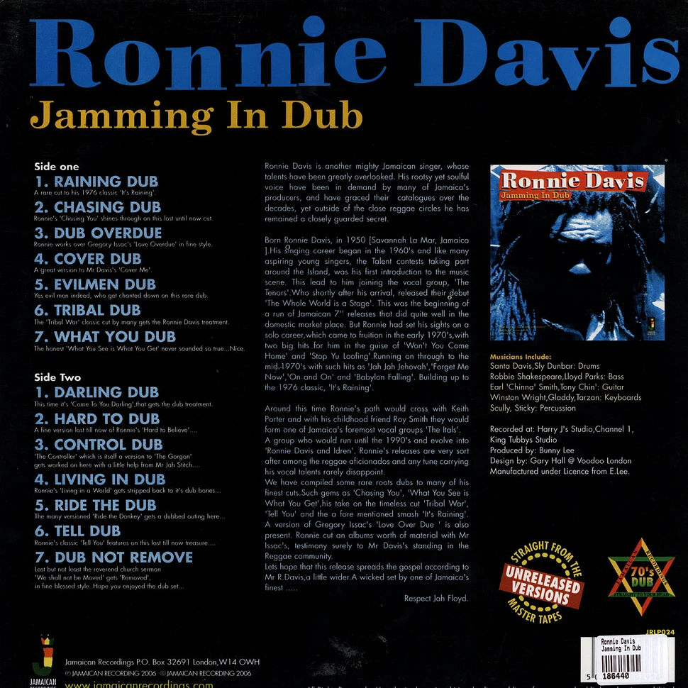 Ronnie Davis - Jamming In Dub