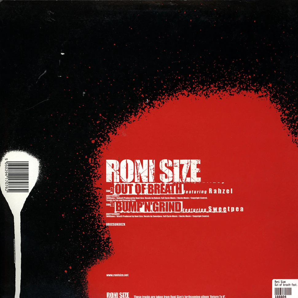 Roni Size - Out Of Breath / Bump'N'Grind