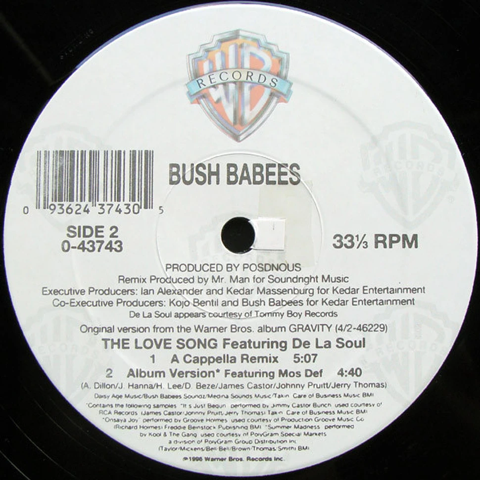 Da Bush Babees - The Love Song (The Remix)