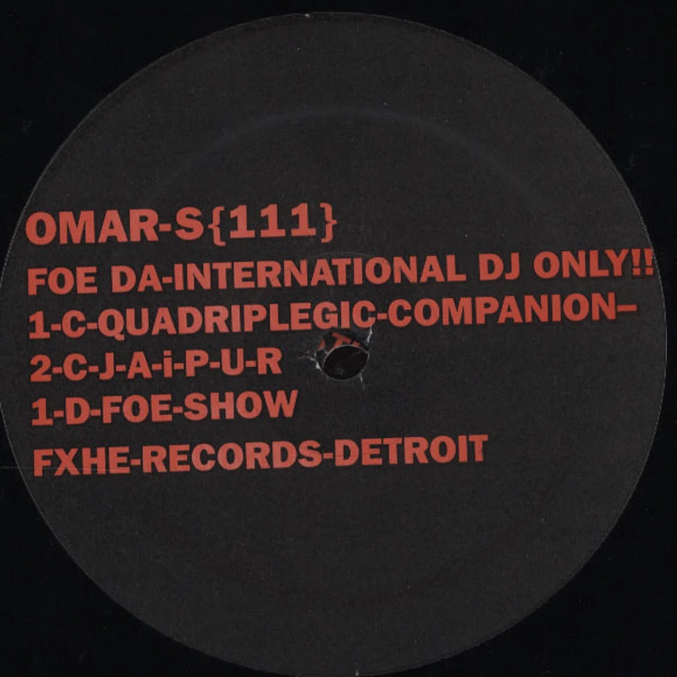 Omar S - 111 LP