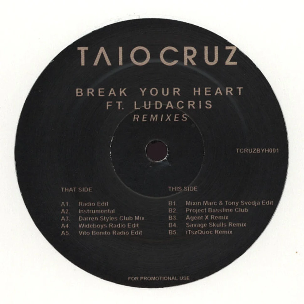 Taio Cruz - Break Your Heart