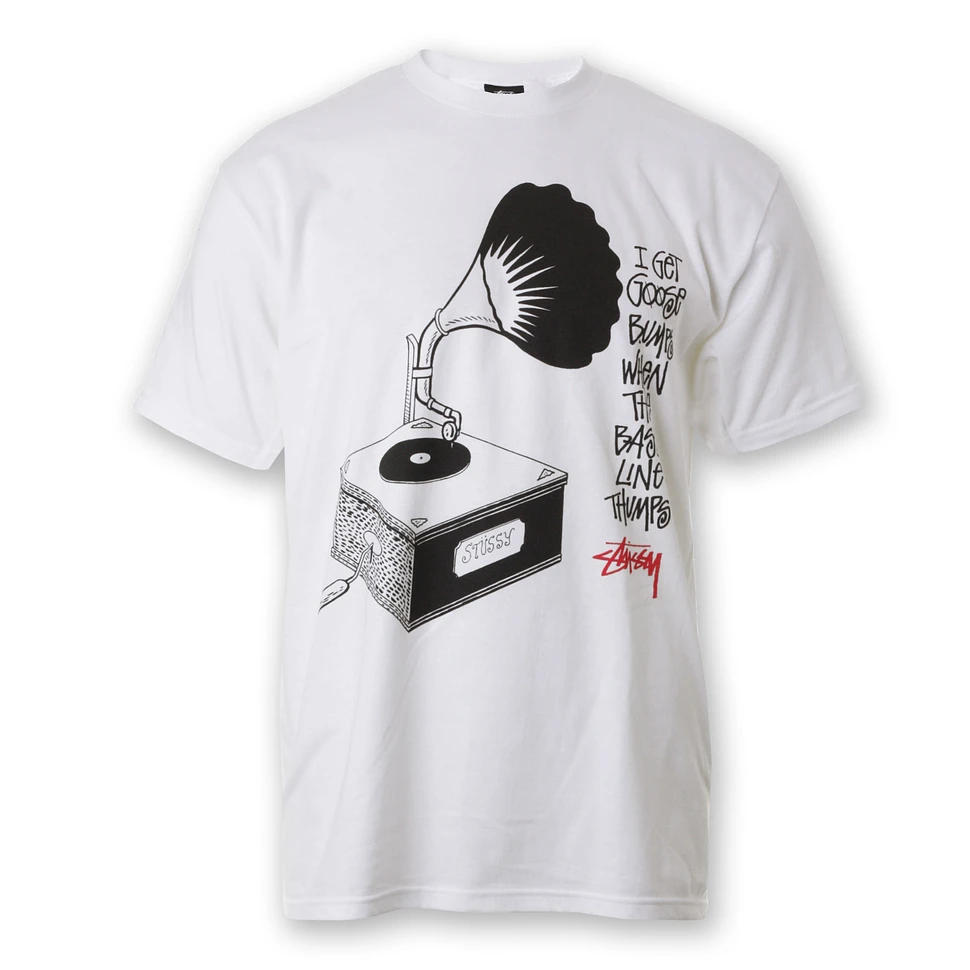 Stüssy x Gilbert Hernandez - Hernandez Old Turntable T-Shirt