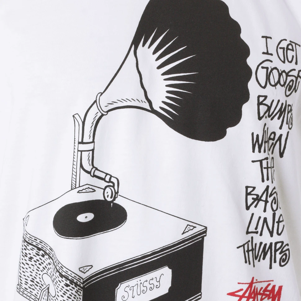 Stüssy x Gilbert Hernandez - Hernandez Old Turntable T-Shirt