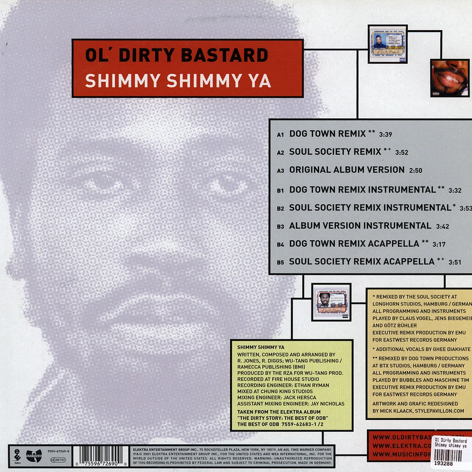 Ol' Dirty Bastard - Shimmy Shimmy Ya