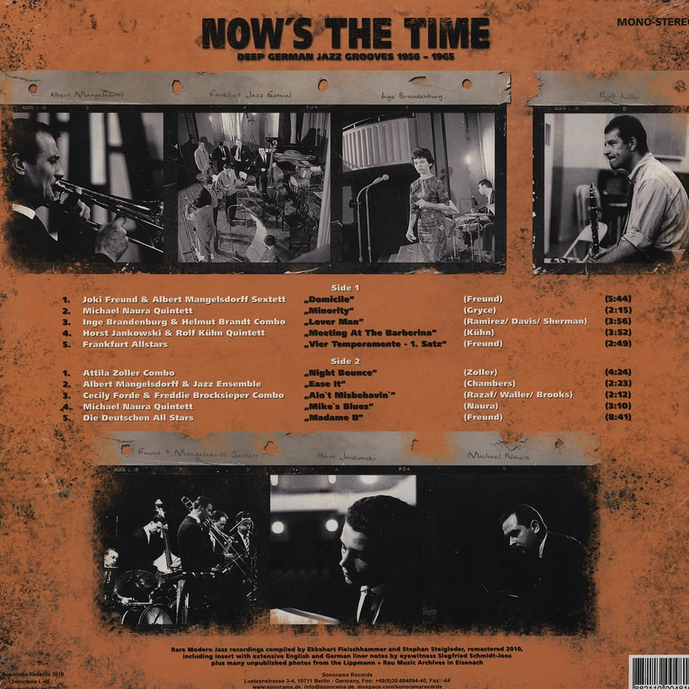 Now's The Time - Deep German Jazz Grooves Volume 1: 1956 - 1965