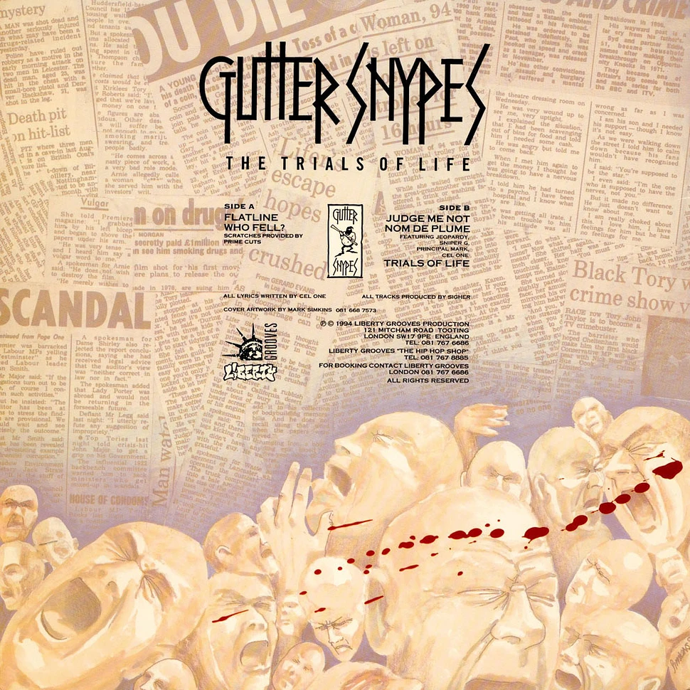 Gutter Snypes - The Trials Of Life