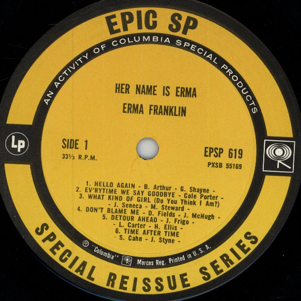 Erma Franklin - Her Name Is Erma