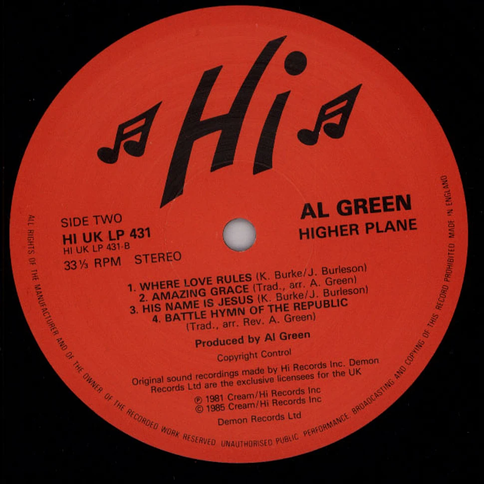 Al Green - Higher plane
