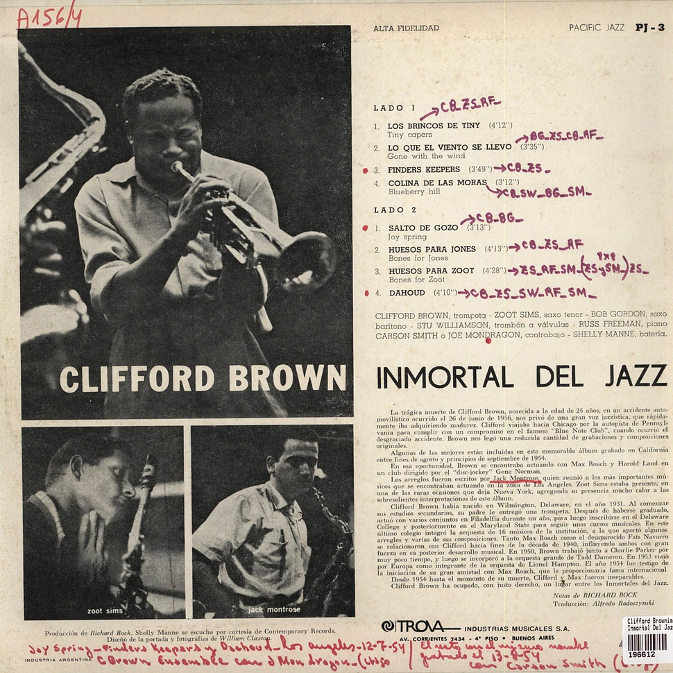 Clifford Brownims - Inmortal Del Jazz