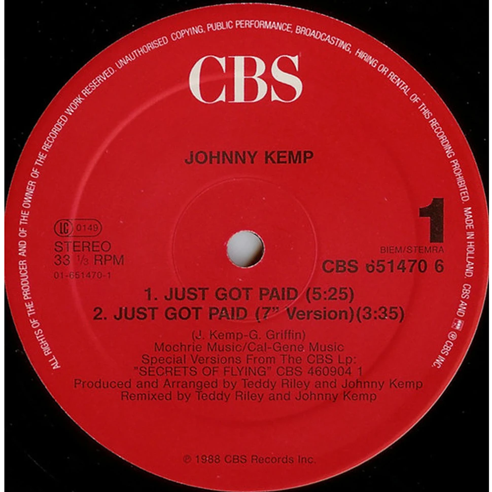 Johnny Kemp - Just Got Paid