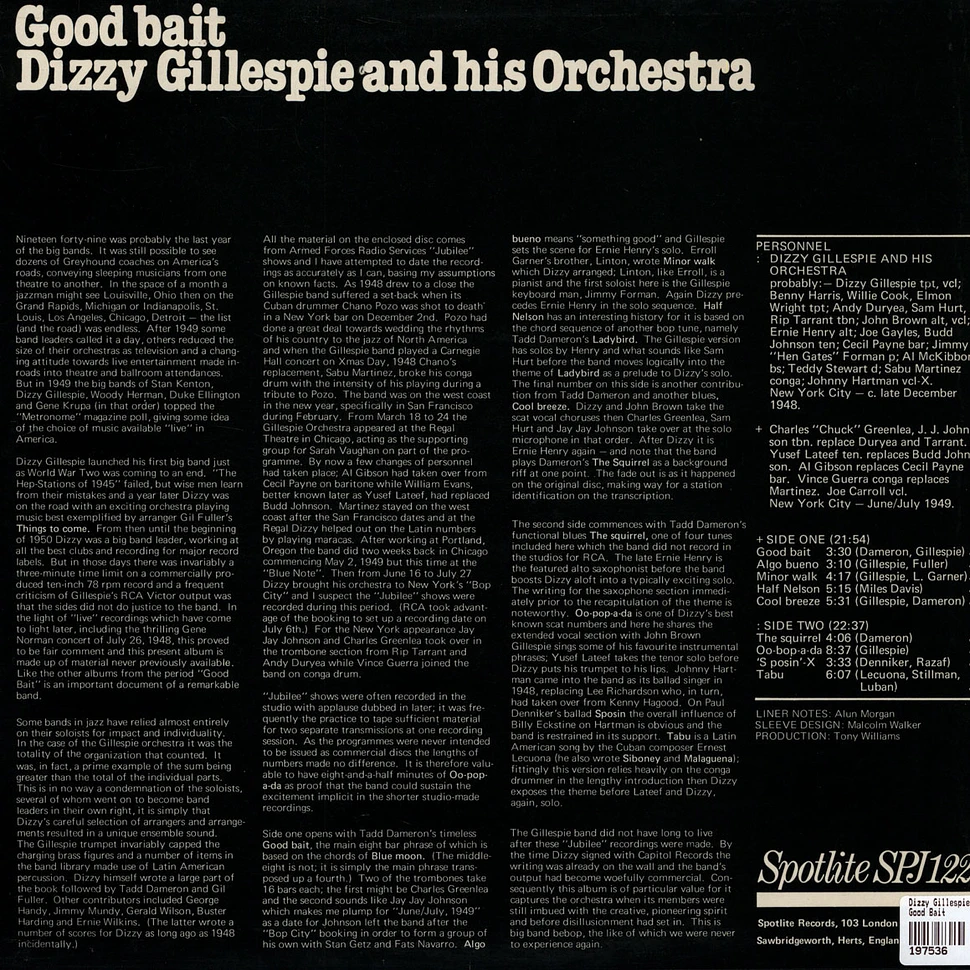 Dizzy Gillespie And His Orchestra - Good Bait