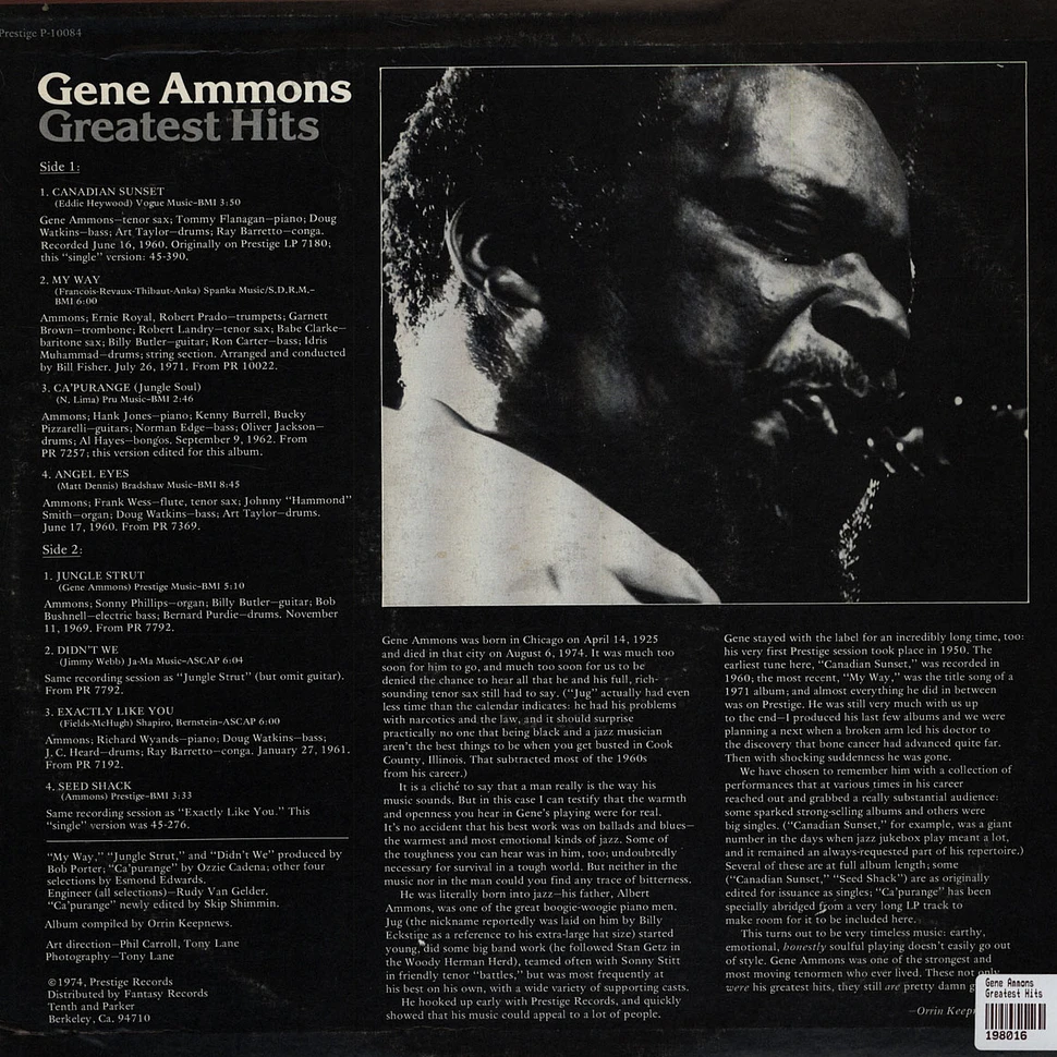 Gene Ammons - Greatest Hits