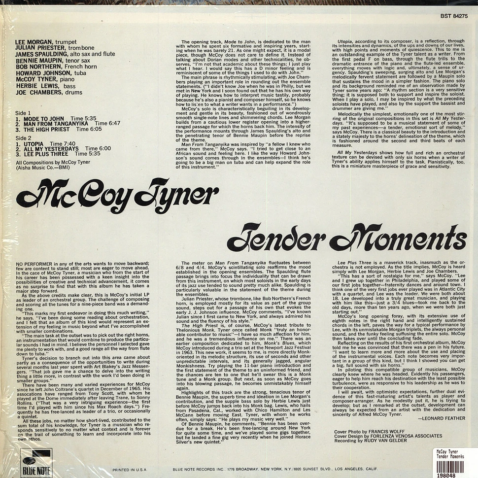 McCoy Tyner - Tender Moments