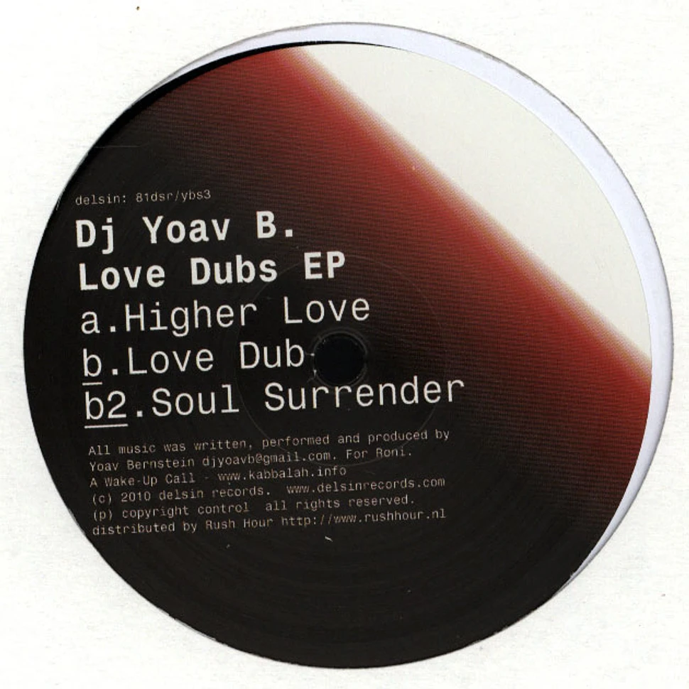 DJ Yoav B - Love Dubs EP
