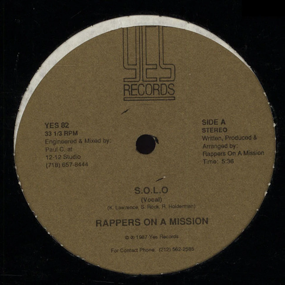Rappers On A Mission - S.O.L.O.