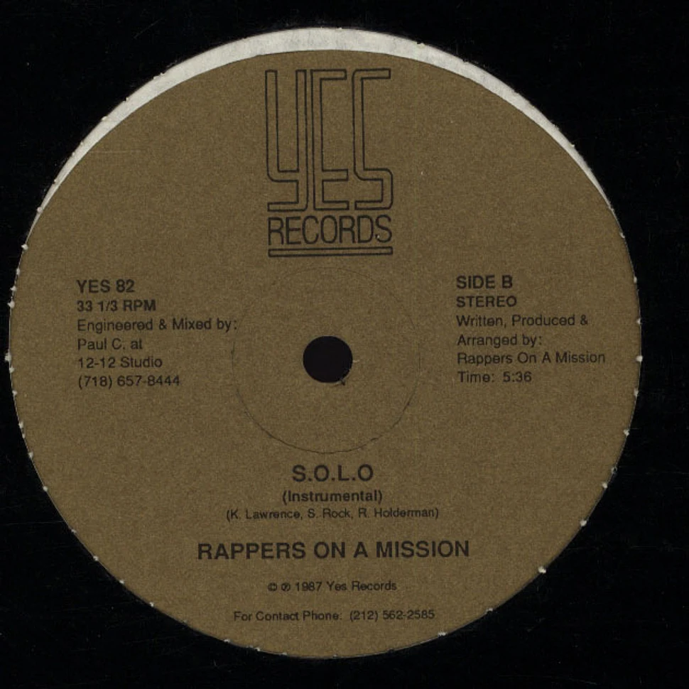 Rappers On A Mission - S.O.L.O.