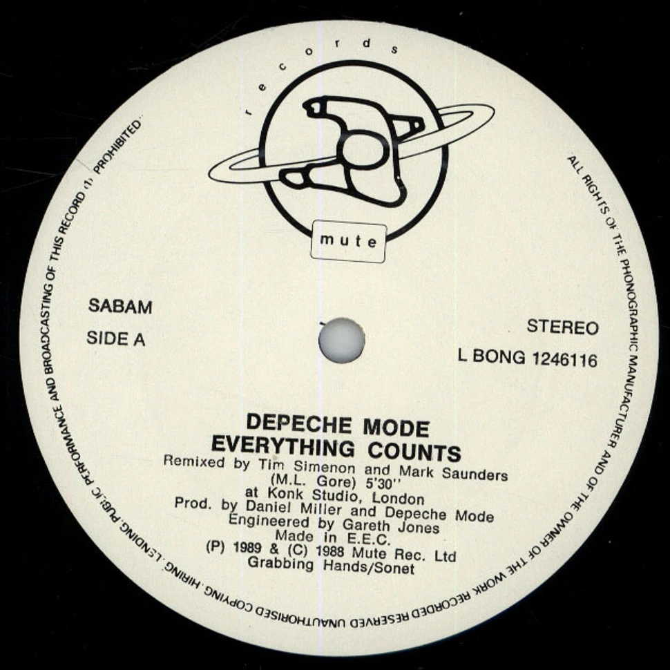 Depeche Mode - Remixes Of Everything Counts, Nothing And Strangelove