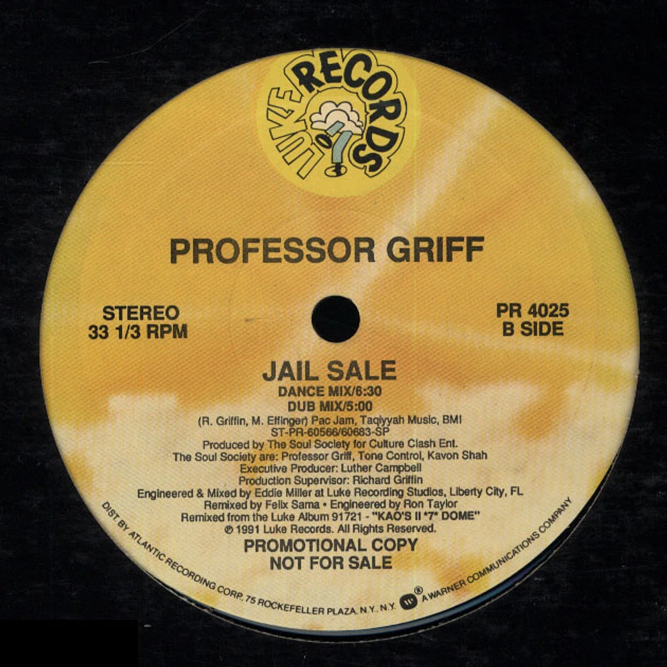 Professor Griff - Jail sale