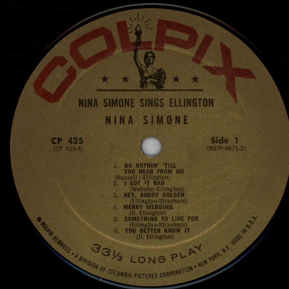 Nina Simone - Nina Simone Sings Ellington