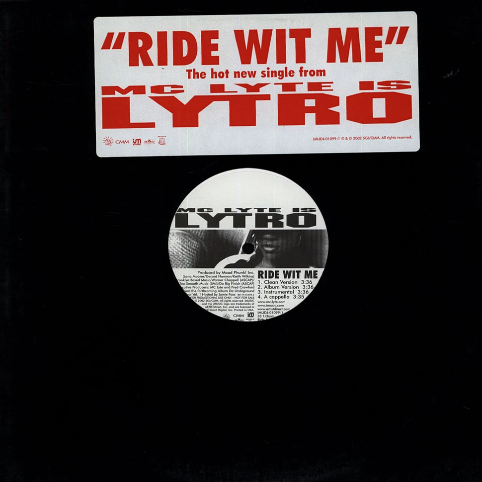 MC Lyte Is Lytro - Ride Wit Me/God Said Lyte